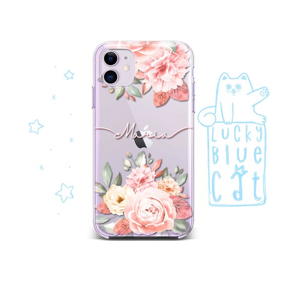 Floral case Iphone 12 pro case flowers Iphone 12 case spring Etsy