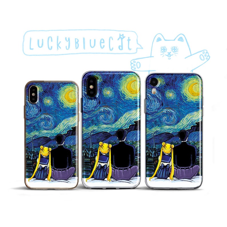 Sailor moon Samsung s21 case galaxy s21 ultra samsung case starry night case iphone 11 pro case van gogh case iphone xs case pixel 4 xl