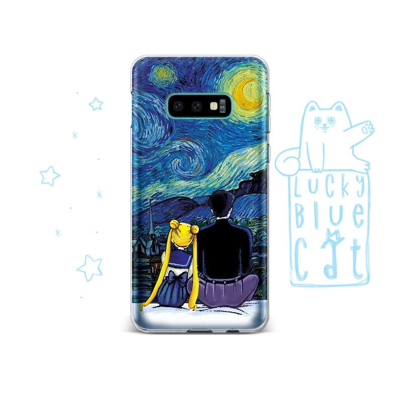 Sailor moon Samsung s21 case galaxy s21 ultra samsung case starry night case iphone 11 pro case van gogh case iphone xs case pixel 4 xl