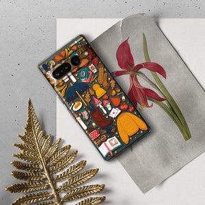 Autumn Google Pixel 7 6 Pro Case Fall Google Pixel 6 5 4 3 Case Crochet Google Pixel 6A 5A 4A Case Book Aesthetic