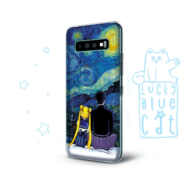 Sailor moon Samsung s21 case galaxy s21 ultra samsung case starry night case iphone 11 pro case van gogh case iphone xs case pixel 4 xl