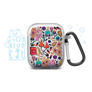 Friends AirPods case AirPod cover clear holder Apple AirPods art Case AirPods pro earphones covers gift AirPods case Collage AirPods case