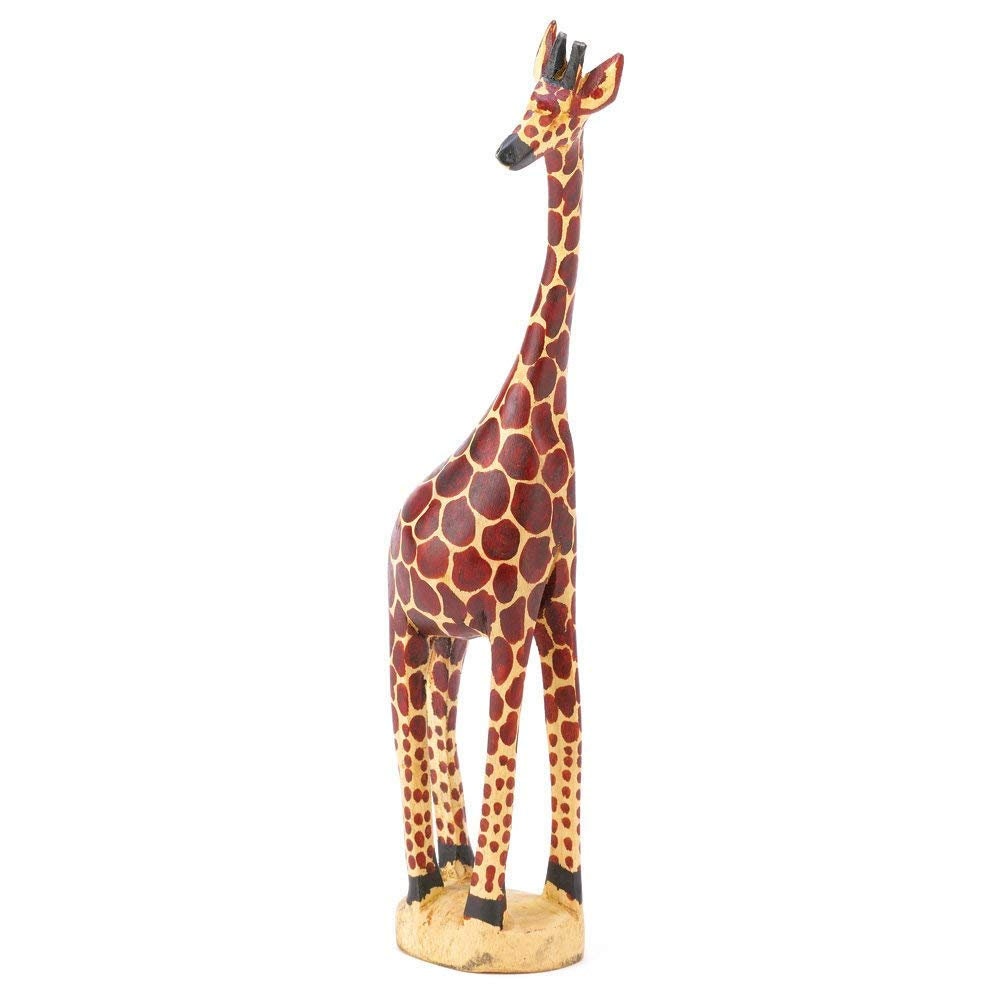 Wood giraffe Home decor Wooden Giraffe sculpture Wood | Etsy