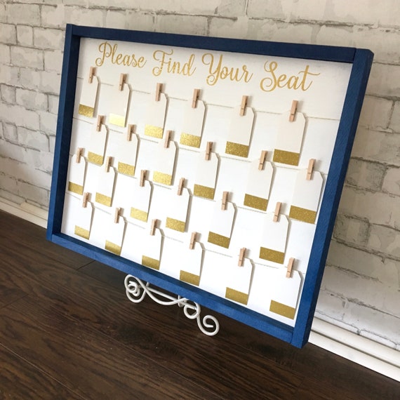 Seating Chart Frame Wedding