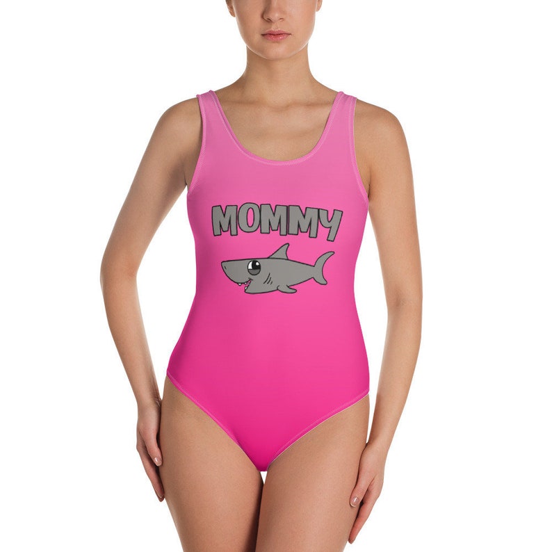 mommy shark bathing suit