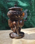 Handmade Wooden Cremation Urn For Ashes product logo