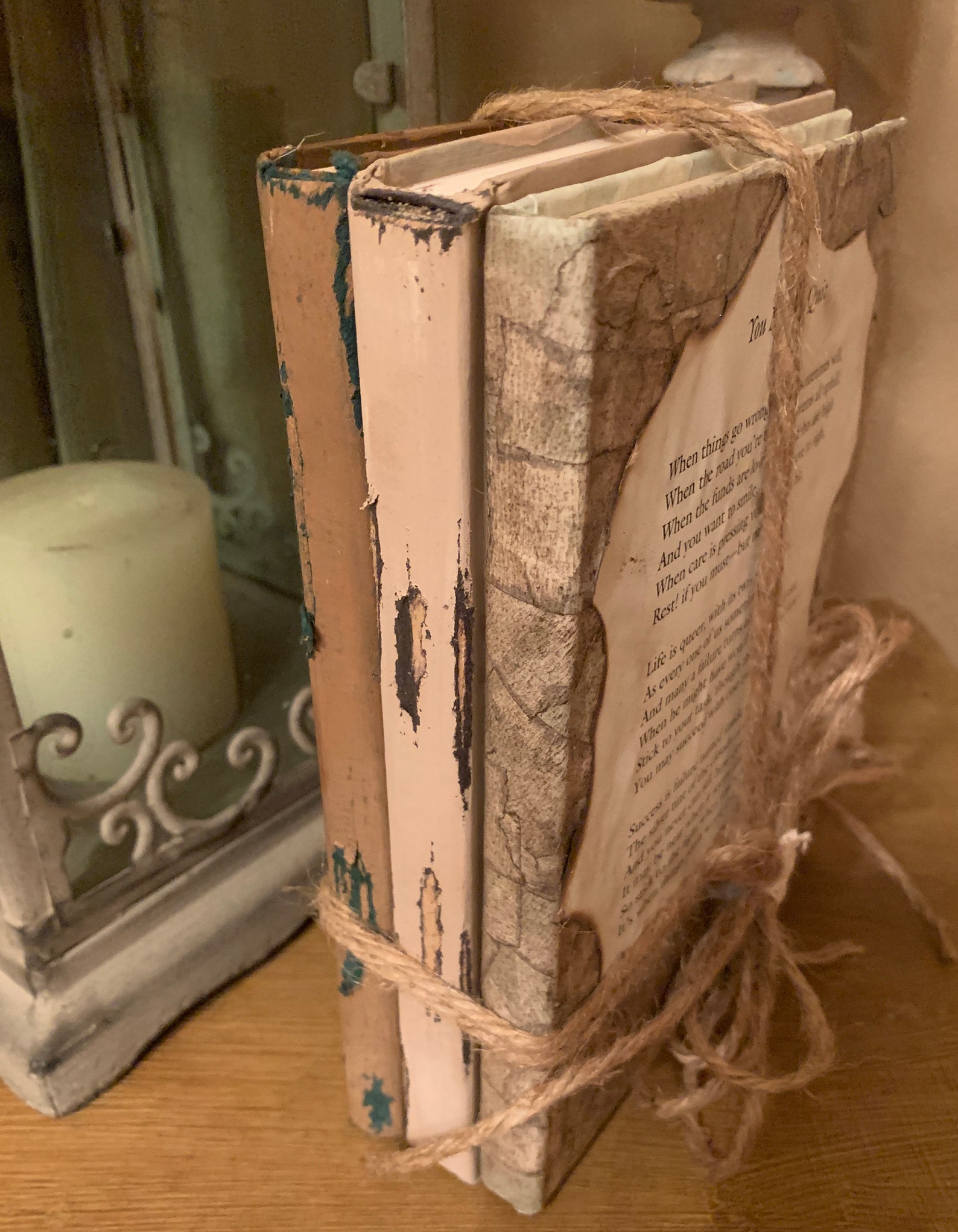 Book Bundle Decor Decorative Books Stack of Books Bundle of Etsy