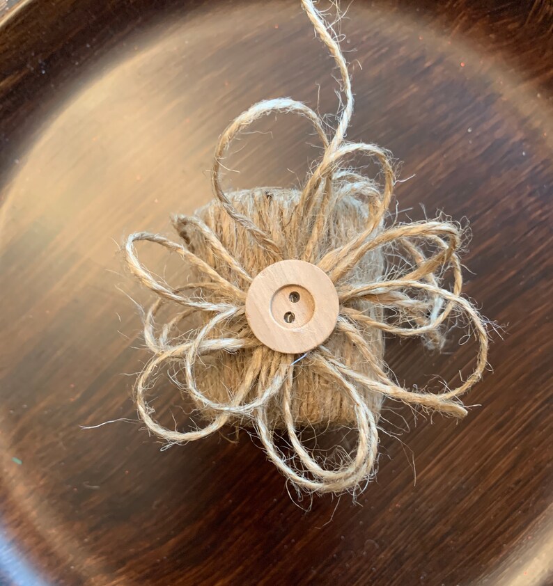 Farmhouse Napkin Rings Jute Napkin Holders Burlap Wrapped Etsy