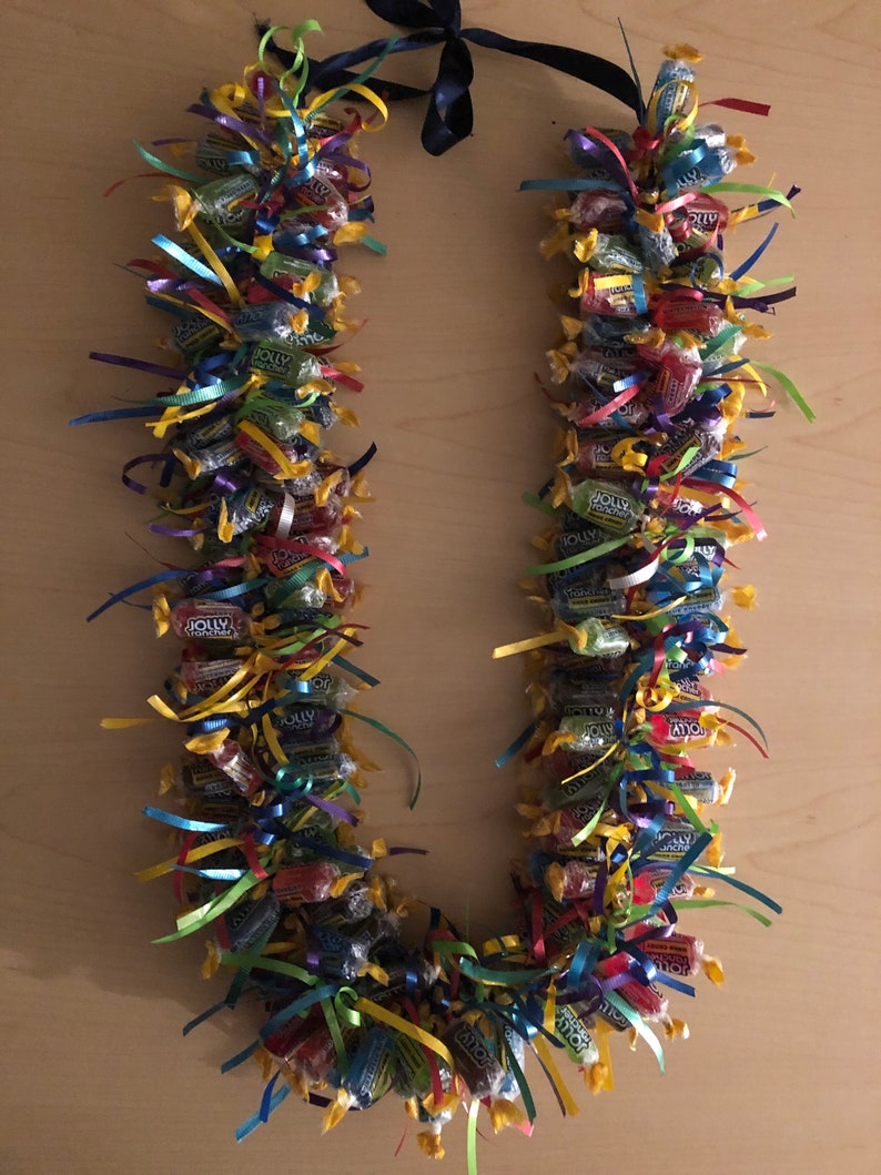 Extra Long Graduation Candy Lei Candy Necklace 200 Candies Etsy