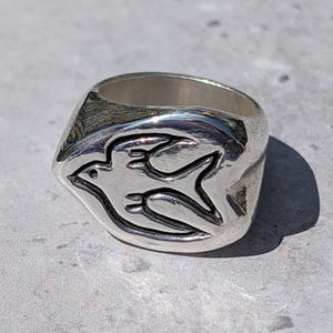 Swallow Bird Ring - 925 Solid Silver