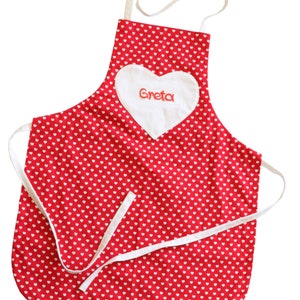 DPois Damen Schürze Retro – Grün Mit Sternen, Latzschürze, Verstellbar, One Size