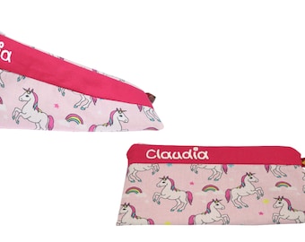 Pencil case butterfly unicorn owl triangle personalized with name pencil case school pencil case pencil case pencil case