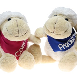 Cuddly sheep with name - cuddly toy sheep personalized - personalized cuddly toy - Easter gift gift for Easter stuffed animal