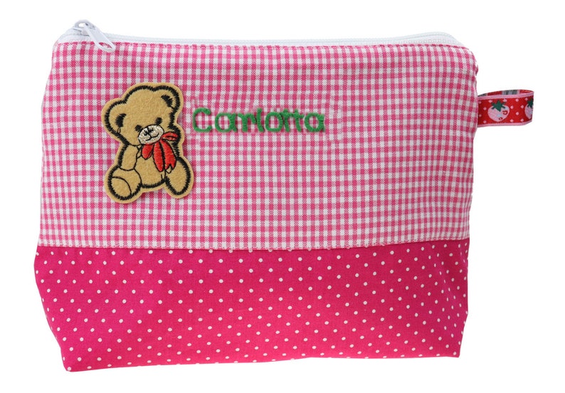 teddy bear wash bag