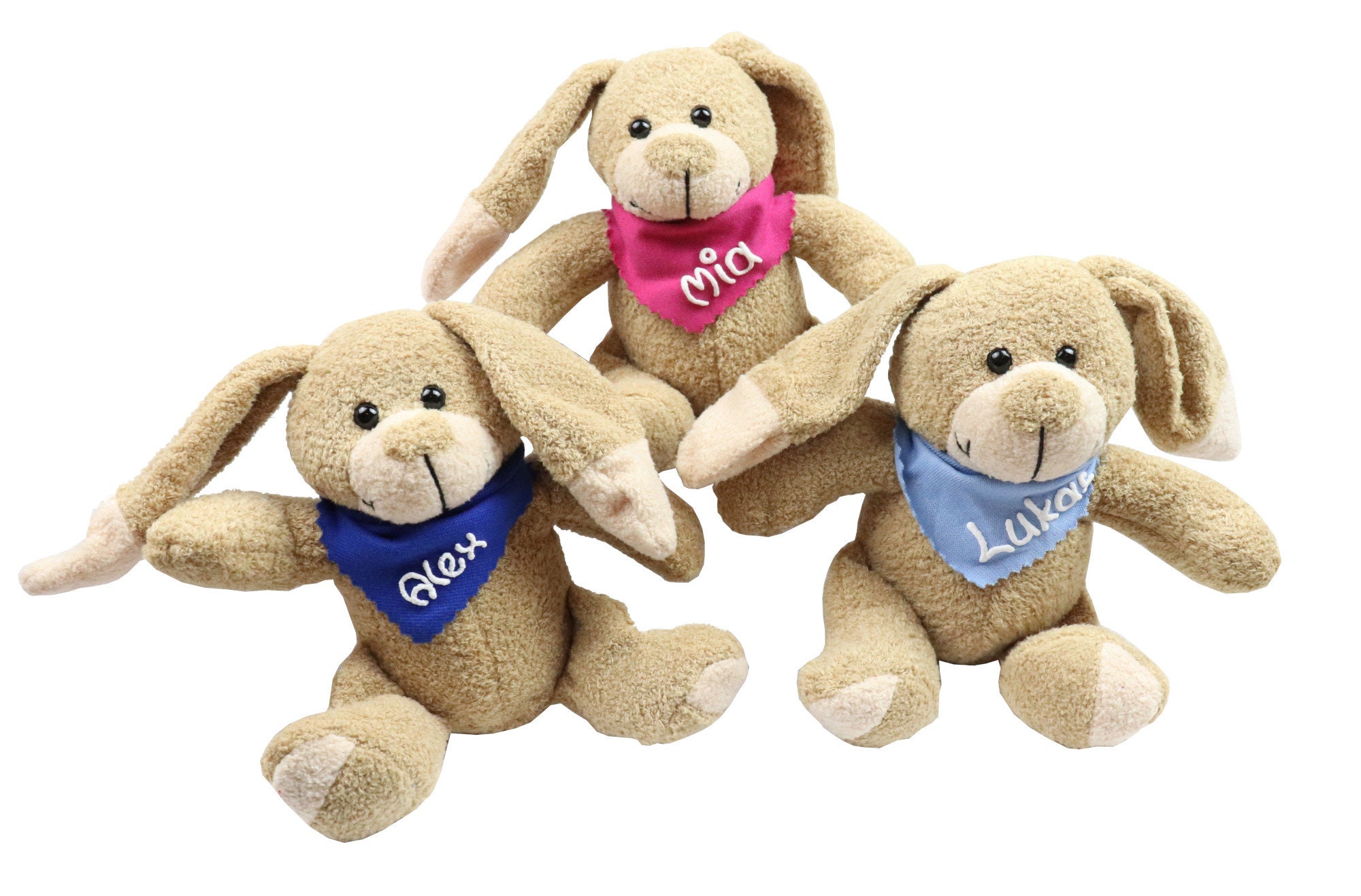 Cuddly bunny with name cuddly toy bunny personalized personalized