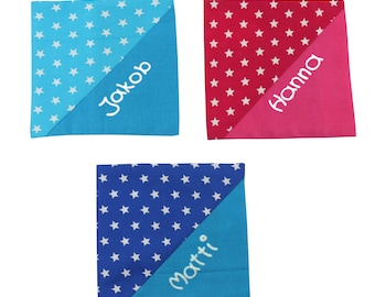 Cooling pad / heat pad with name star triangle (cover incl. cooling compress) for children's cooling compress Heat compress Personalized