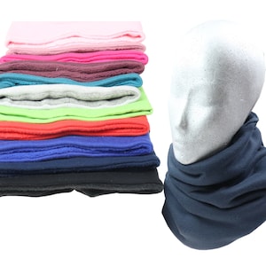 Loop scarf fleece extra long for children - boys girls loop scarf girls scarf boys scarf round scarf tube scarf children&#39;s scarf