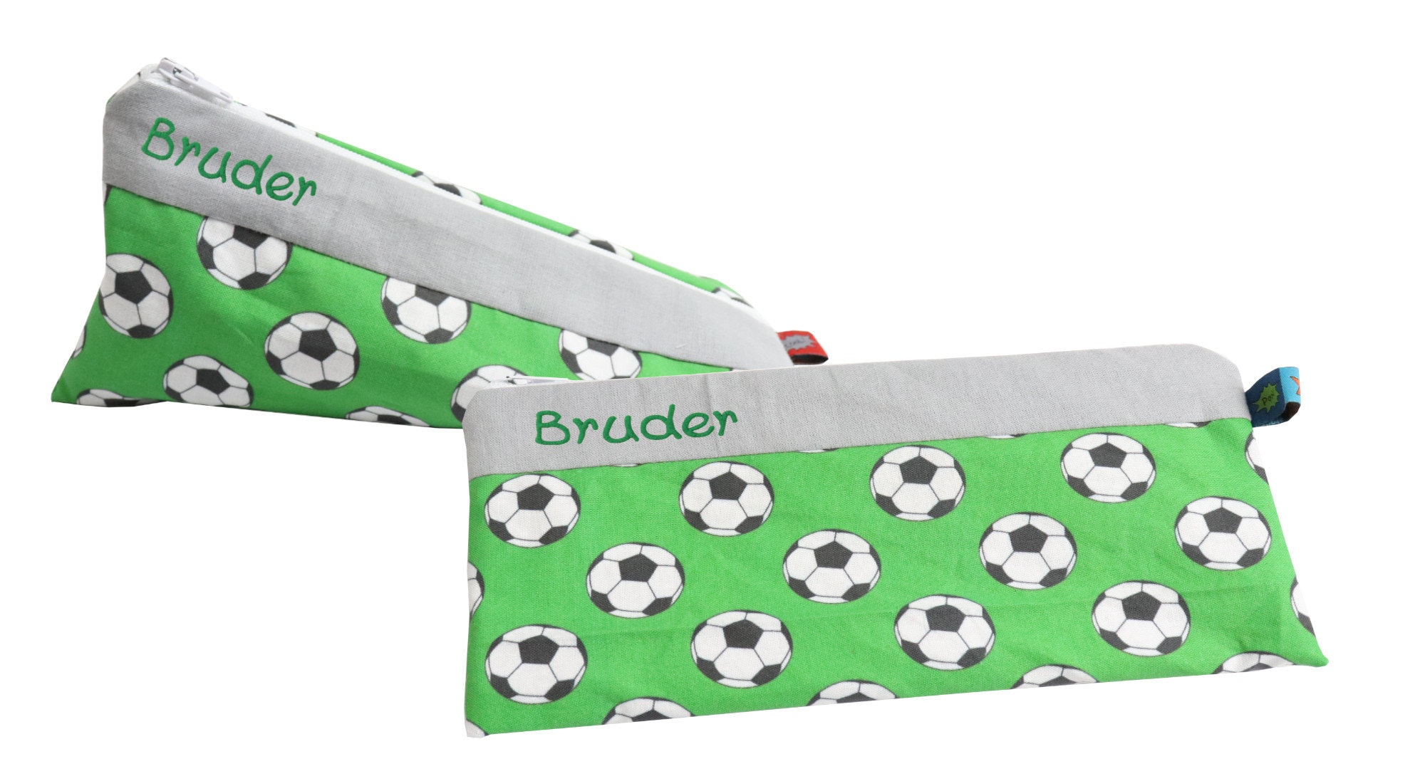 Pencil case football personalized with name pencil case school pencil case pencil case glasses case pencil case school organzier children