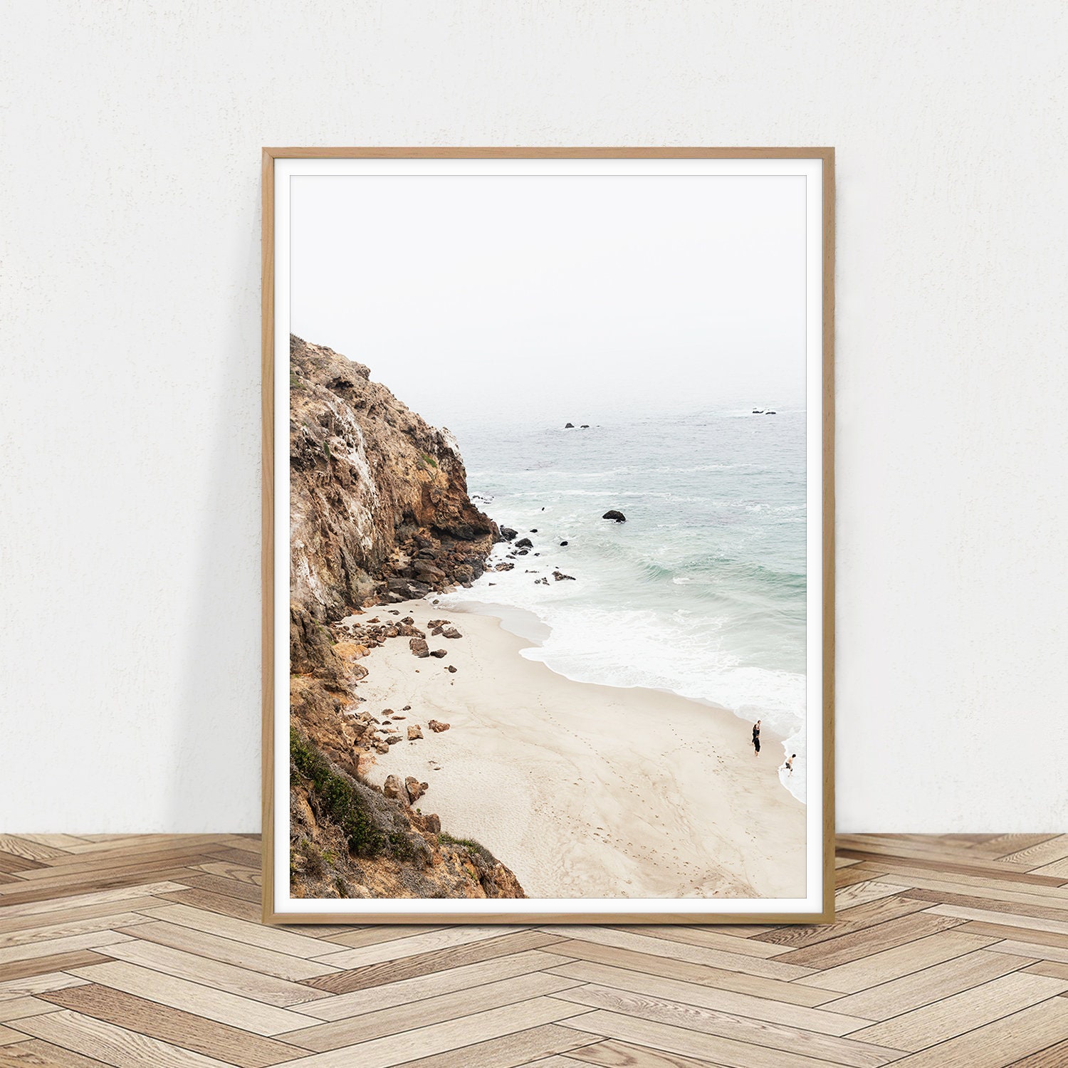 Malibu Coast Poster California Print Beach Wall Art Nature - Etsy
