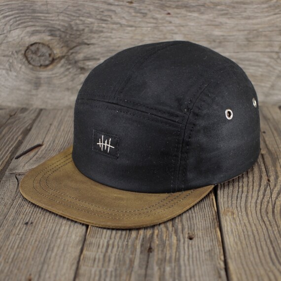 5-panel Cap BLACK WOOD | Etsy Australia