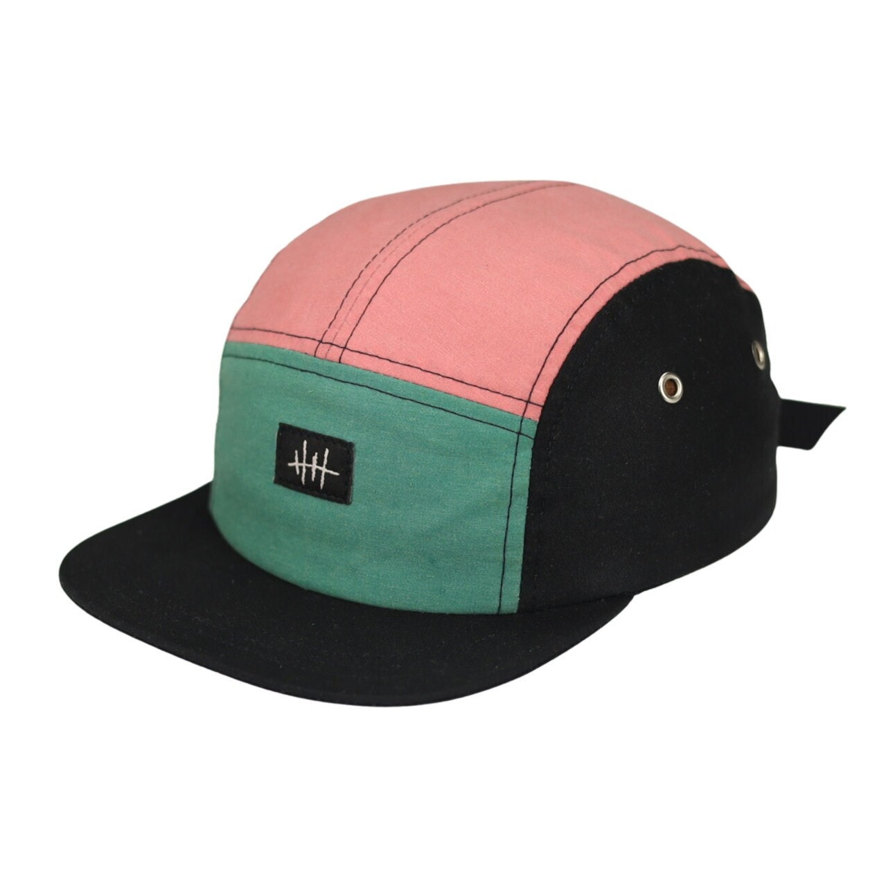 As transfusie terrorisme 5-panel Cap PINK & MINT - Etsy