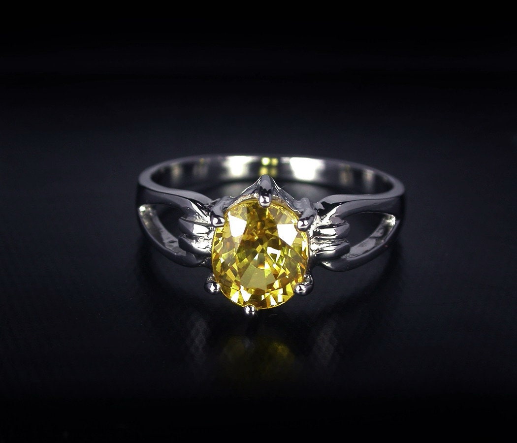 yellow sapphire rings
