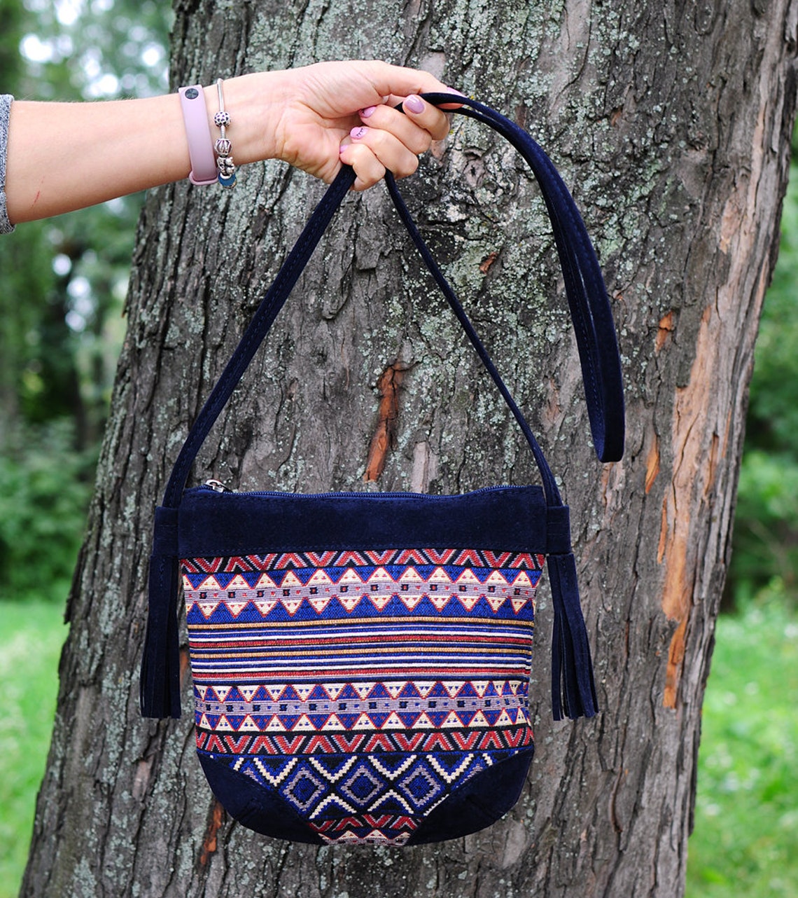 Boho cross body bag ethnic shoulder purse eco bohemian Etsy