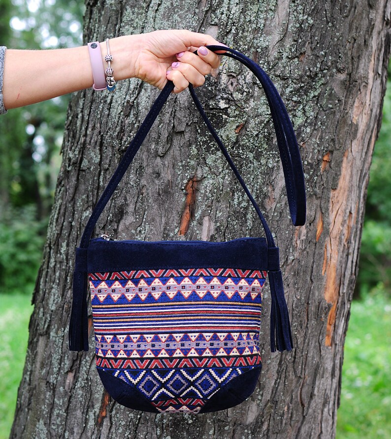 Boho cross body bag ethnic shoulder purse eco bohemian Etsy