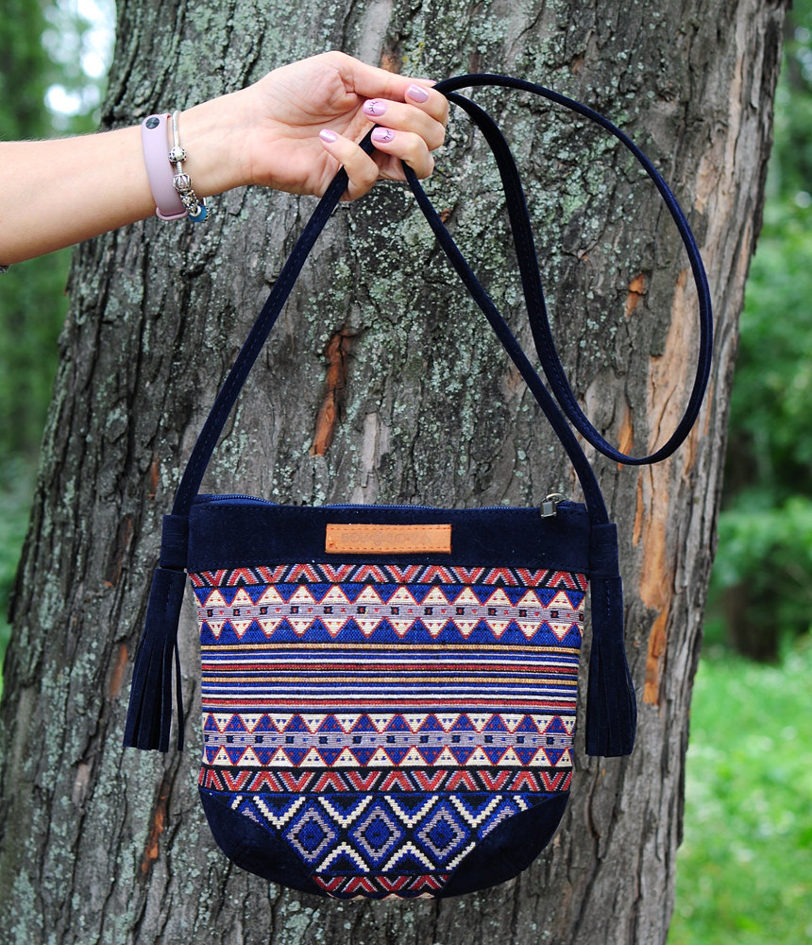 Boho cross body bag ethnic shoulder purse eco bohemian Etsy