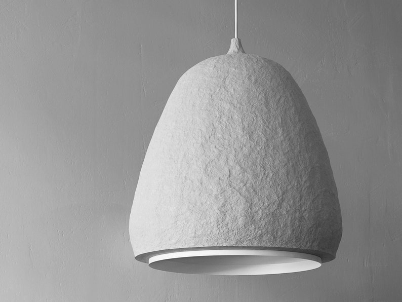 Gray industrial pendant lamp, minimalist office lighting zdjęcie 3