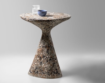 Sculptural side table, furniture art