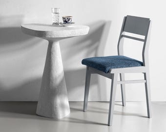 Plinth Column — Sculptural Concrete Side Table, Brutalist Accent for Modern Interiors