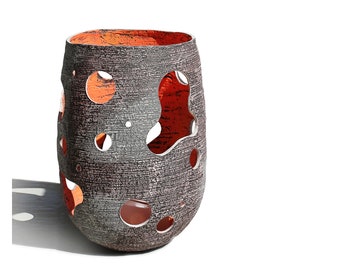 Wide Sculptural Vase — Statement Interior Piece