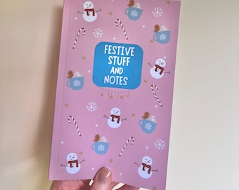 Cute Christmas Notebook: Festive Stuff & Notes