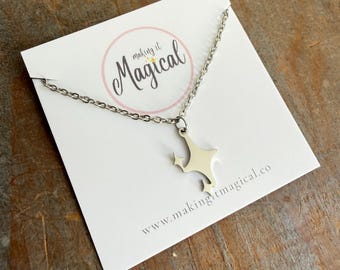Star to the Right Necklace - Silver