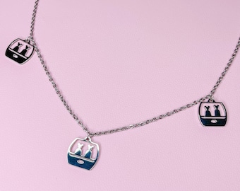 Lining The Sky With Magic Necklace (3 cable cars)