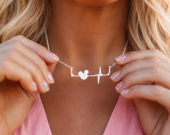 The Magic Within Necklace | Heartbeat Jewellery | Waterproof & Tarnish Resistant Jewelry | Theme Park Accessories | Travel Gift for Her