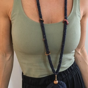 Weekend blauwe ketting