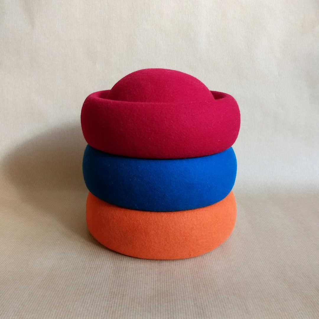 Ruby Red Wool Felt New Yorker Beret - Etsy