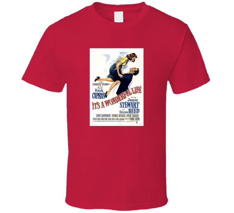 Discover It's A Wonderful Life Tee Classic Holiday Christmas Movie T Shirt