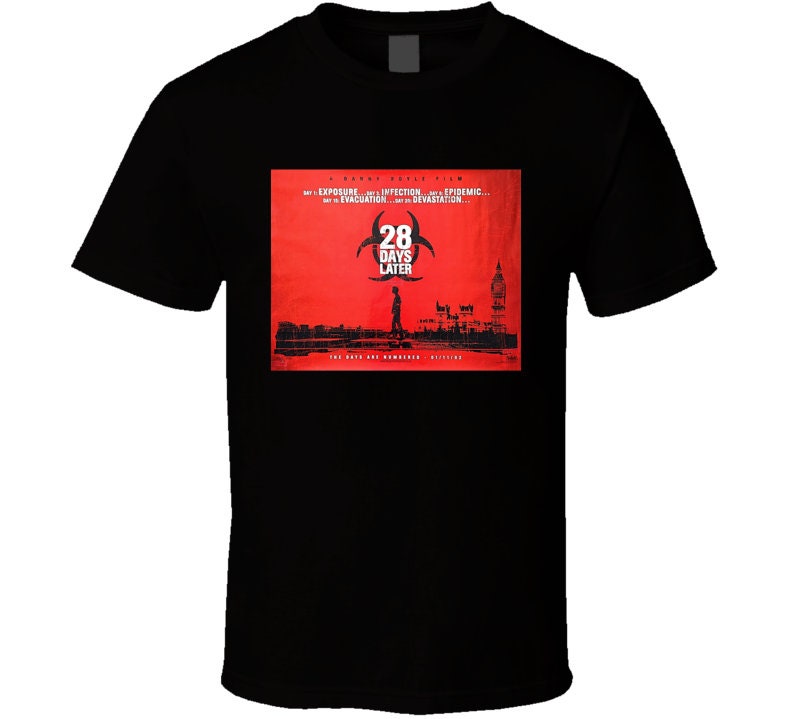 Discover 28 Days Later Tee Cool Movie Fan T Shirt