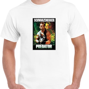 Predator Tee Cool Arnold Schwarzenegger Movie Fan T Shirt