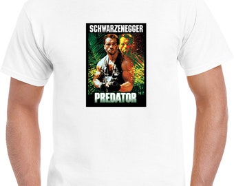 Predator Movie T-Shirt, Arnold Schwarzenegger Fan Tee