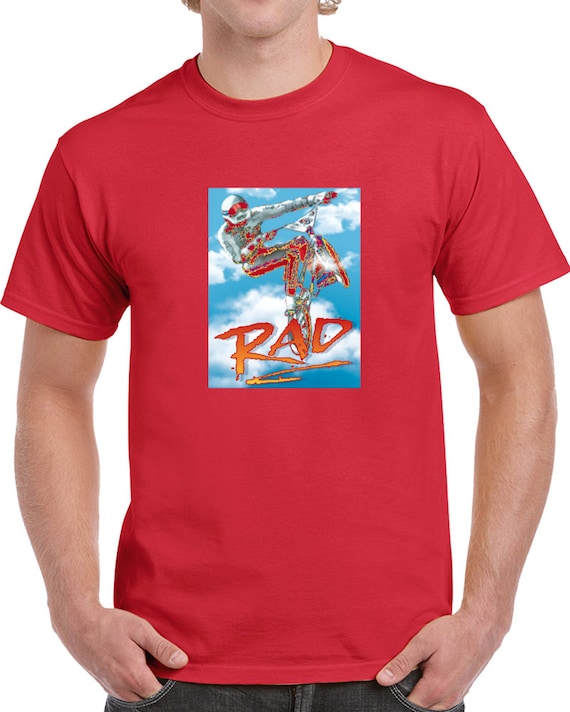 Rad Movie Tee Bicycle Motocross Retro Vintage Look T Shirt Etsy Ireland