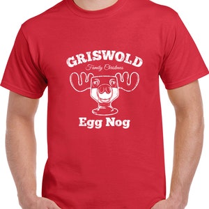 Griswold Family Christmas Eggnog Tee Funny Christmas Vacation Movie Fan T Shirt
