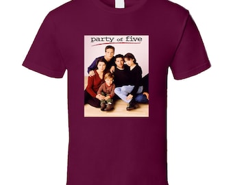 Party Of Five Tee Cool Retro Tv Show T Shirt