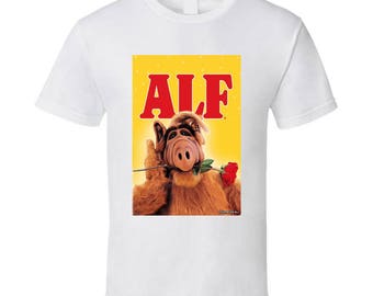 Alf Top 80's Vintage Tv Show Cool Retro Fan T Shirt