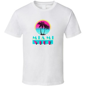 Miami Vice Tee Cool Retro Tv Show T Shirt
