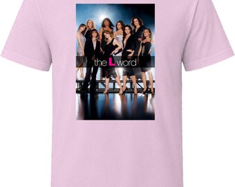 USA製 コットン100% Less than TV Tシャツ Lサイズ　Y2k The L Word Tv Show Tee Y2k Early 2000s Television Series T Shirt