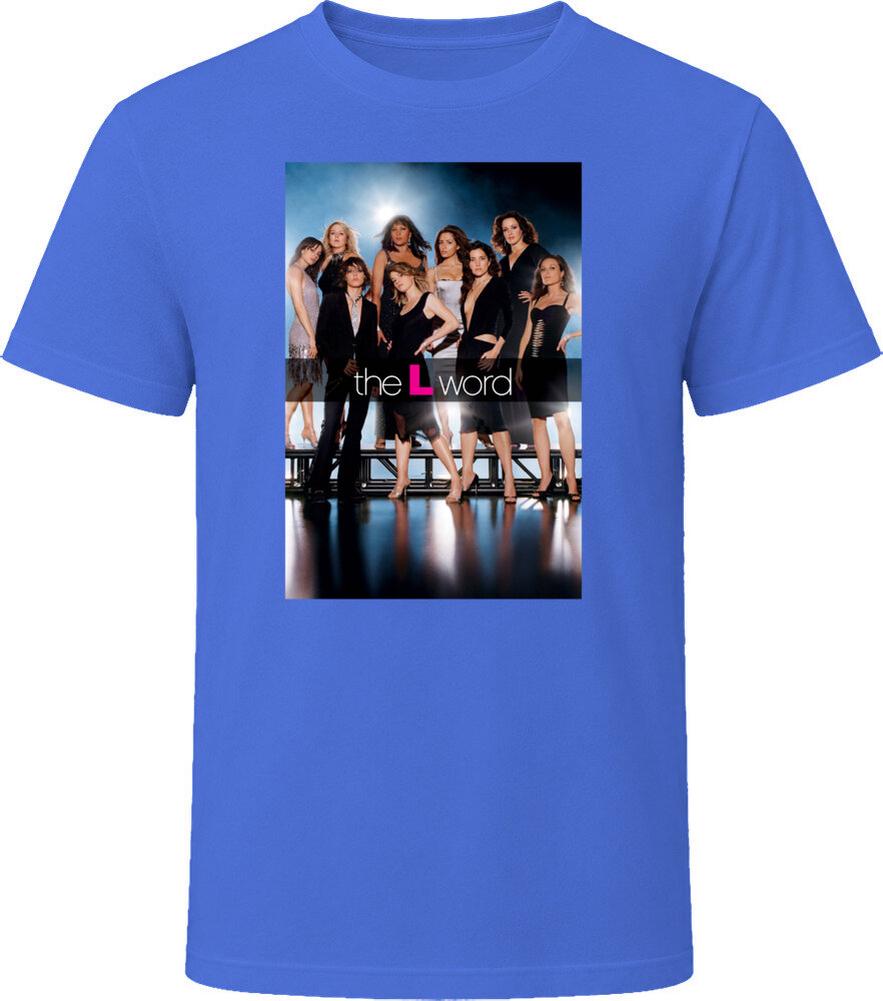USA製 コットン100% Less than TV Tシャツ Lサイズ　Y2k The L Word Tv Show Tee Y2k Early 2000s Television Series T Shirt